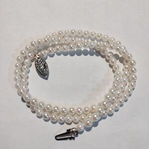 akoya seawater 3mm White Pearl Necklace